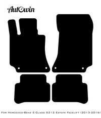 Red Floor Mats For Mercedes Benz E-Class S212 Estate Facelift (2013-2016) | Limited Edition - AutoWin