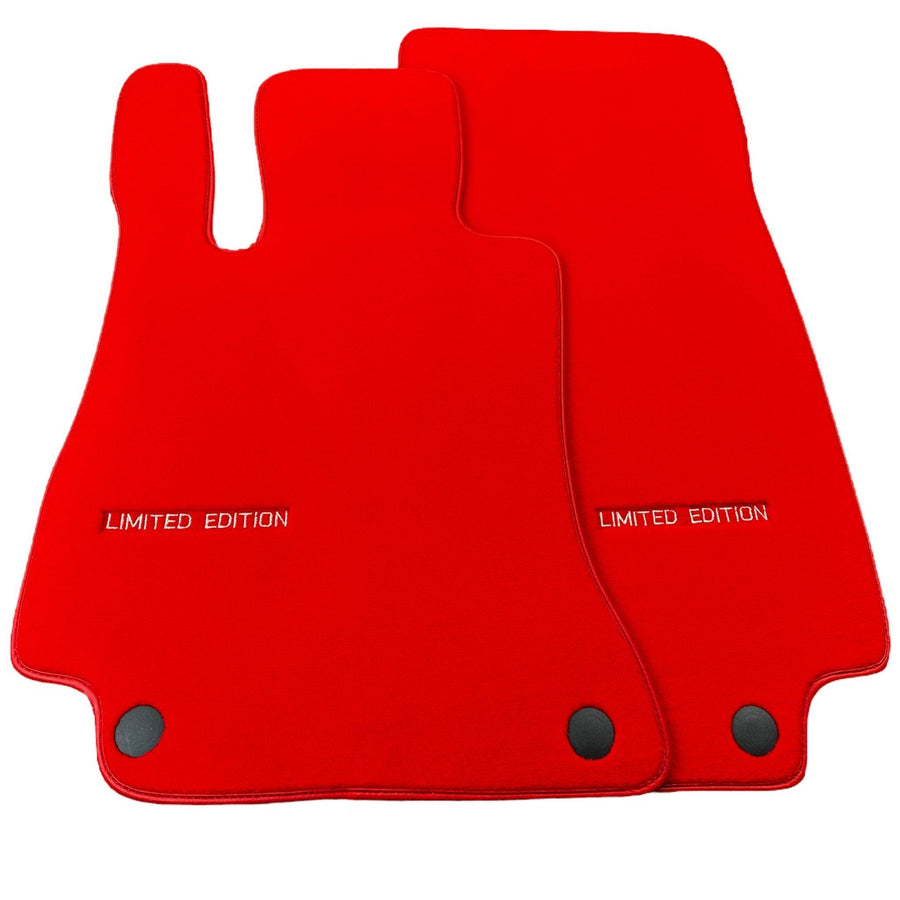 Red Floor Mats For Mercedes Benz E-Class W212 Sedan (2009-2013) | Limited Edition - AutoWin