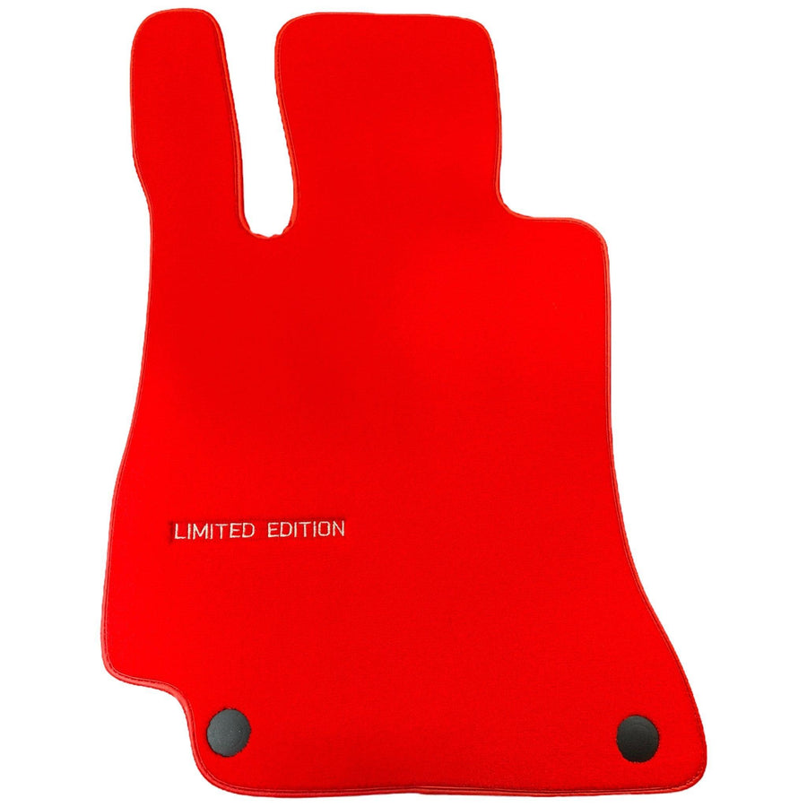 Red Floor Mats For Mercedes Benz E-Class W213 Sedan (2016-2020) Hybrid | Limited Edition - AutoWin