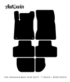 Red Floor Mats For Mercedes Benz GLB-Class X247 (2020-2023) | Limited Edition - AutoWin