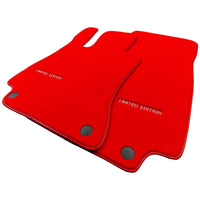 Red Floor Mats For Mercedes Benz R-Class V251 (2005-2013) Long Wheelbase | Limited Edition - AutoWin