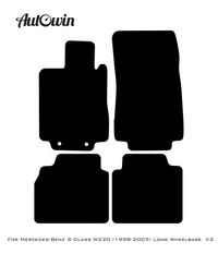Red Floor Mats For Mercedes Benz S-Class W220 (1998-2005) Long Wheelbase | Limited Edition - AutoWin
