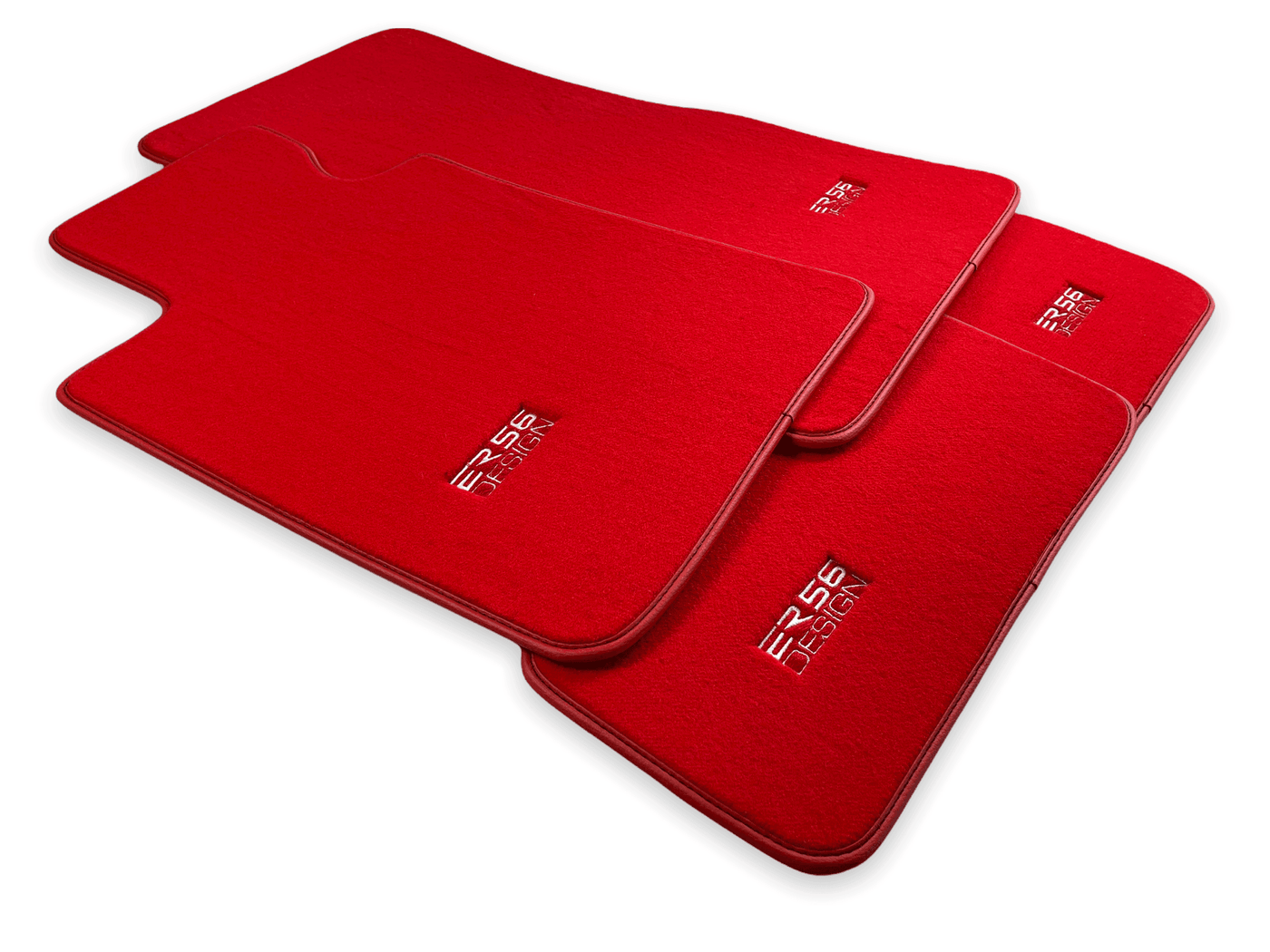 Red Mats For BMW 1 Series F21 3-door Hatchback - ER56 Design Brand - AutoWin