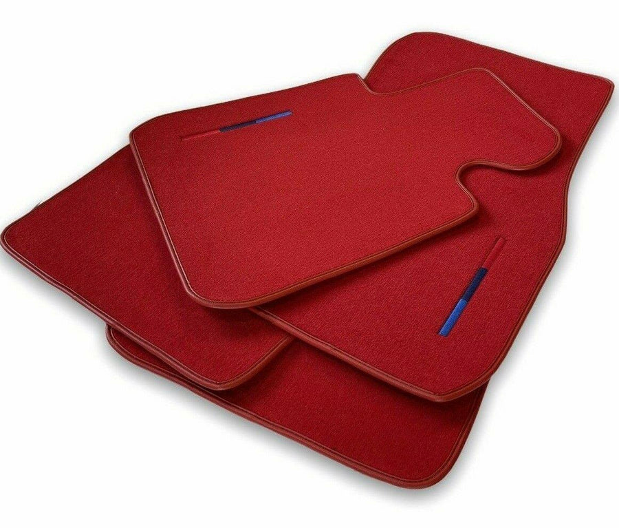 Red Mats For BMW 1 Series F21 3-door Hatchback With M Package - AutoWin