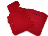Red Mats For BMW 3 Series E30 4-doors Sedan With M Package - AutoWin