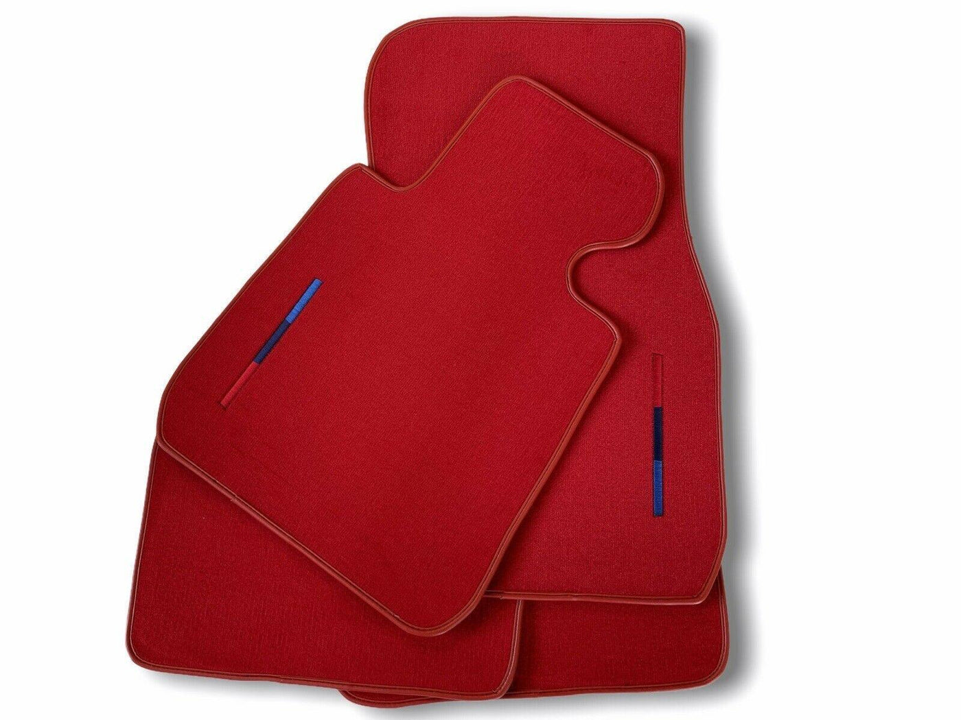 Red Mats For BMW 5 Series E28 Sedan With M Package - AutoWin