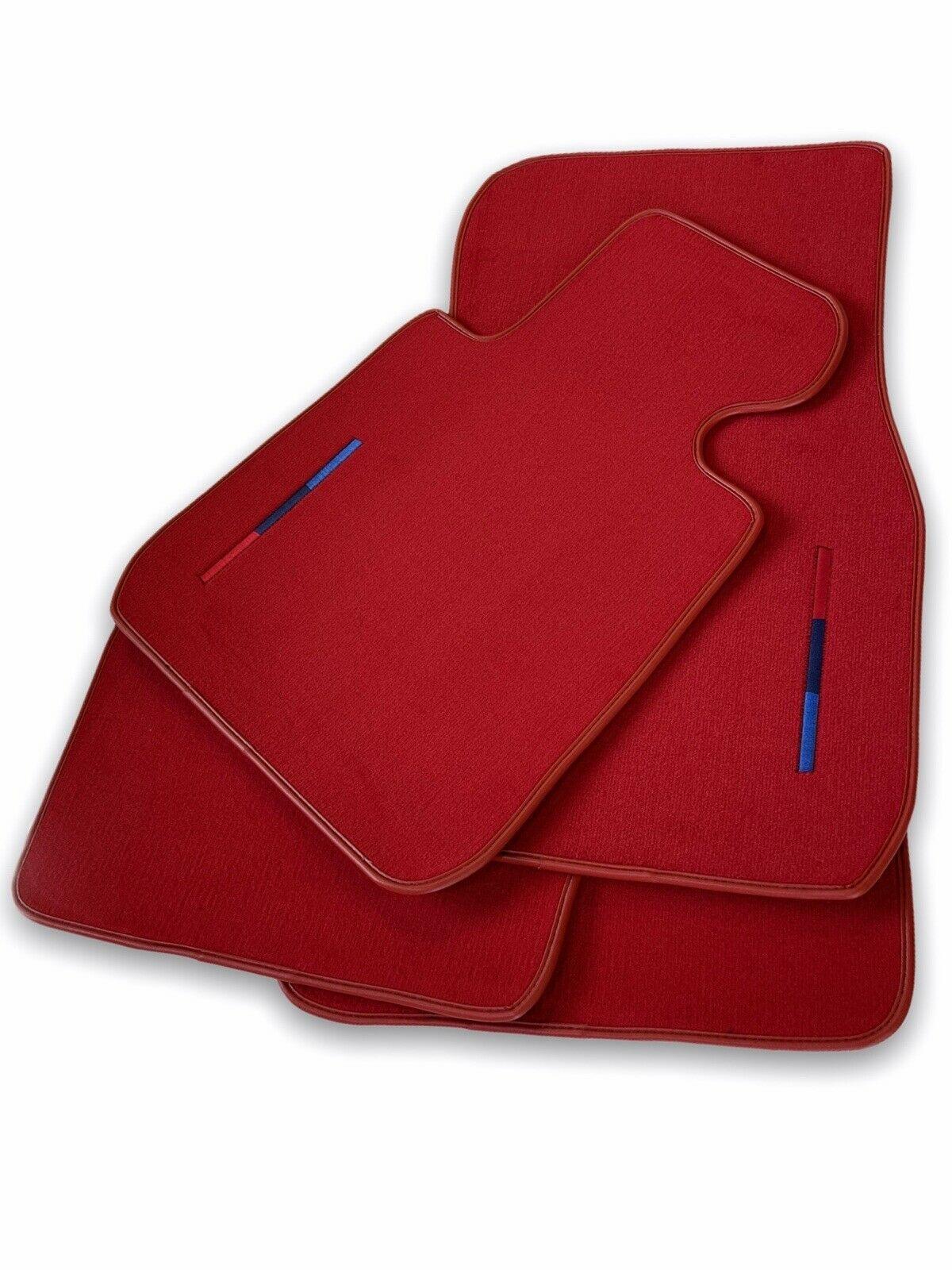 Red Mats For BMW M5 E28 With M Package - AutoWin
