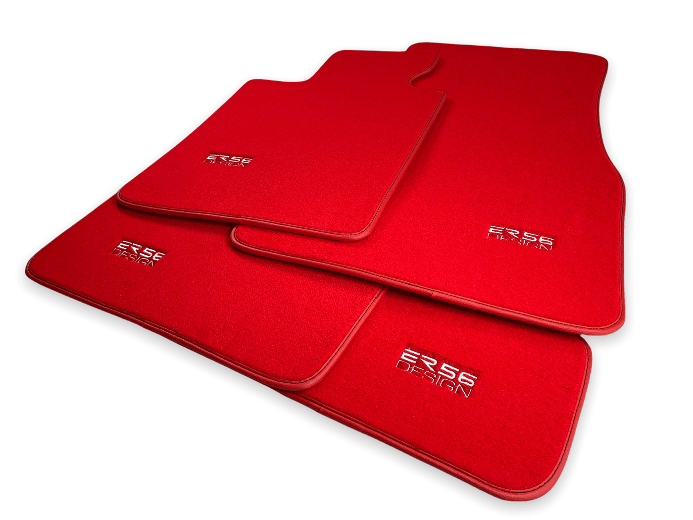 Red Mats For BMW M6 E64 Convertible - ER56 Design Brand - AutoWin