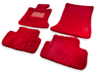 Red Sheepskin Floor Mats For Rolls Royce Dawn Rr6 2016-2023 Er56 Design Brand - AutoWin
