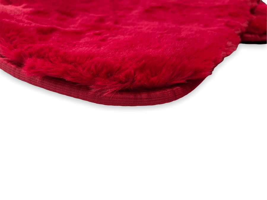 Red Sheepskin Floor Mats For Rolls Royce Phantom Drophead Coupe 2007–2016 Er56 Design Brand - AutoWin